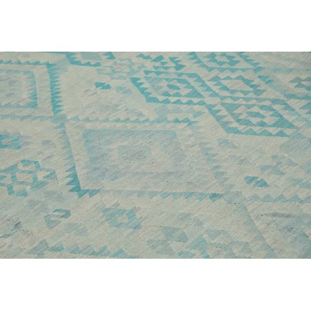 Tappeto Kilim Afghanistan azzurro blu 253x337