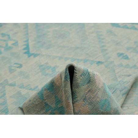 Tappeto Kilim Afghanistan azzurro blu 253x337
