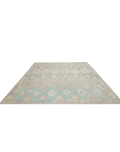 Tappeto Kilim Afghanistan azzurro 265x288
