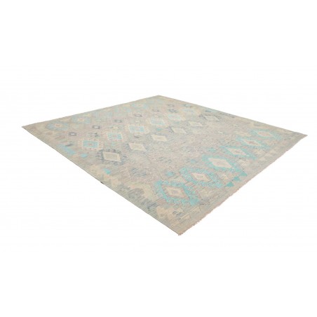 Tappeto Kilim Afghanistan azzurro 265x288