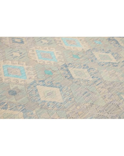 Tappeto Kilim Afghanistan azzurro 265x288