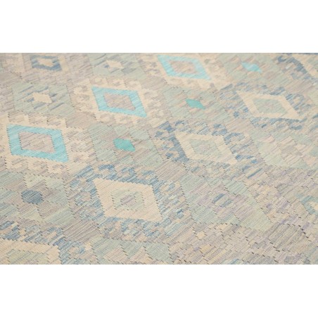 Tappeto Kilim Afghanistan azzurro 265x288