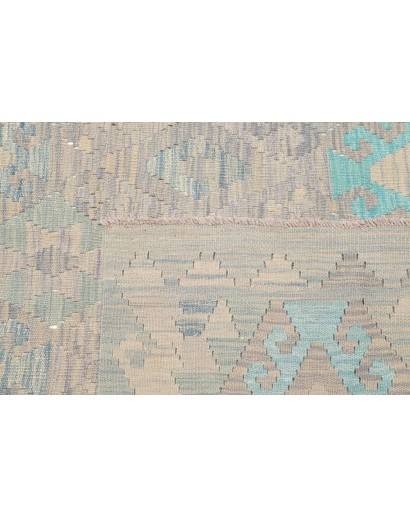 Tappeto Kilim Afghanistan azzurro 265x288