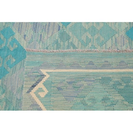 Tappeto Kilim Afghanistan beige azzurro 305x399