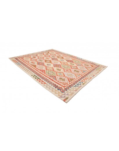 Tappeto Kilim Afghanistan marrone rosso 246x298