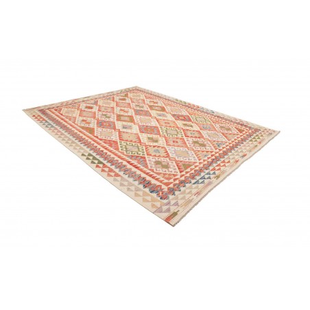 Tappeto Kilim Afghanistan marrone rosso 246x298