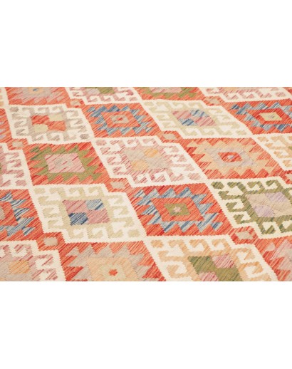 Tappeto Kilim Afghanistan marrone rosso 246x298