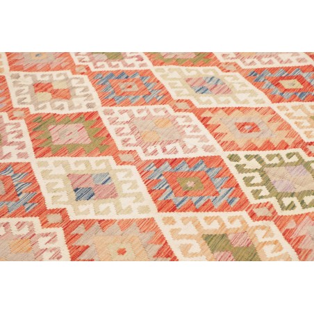 Tappeto Kilim Afghanistan marrone rosso 246x298