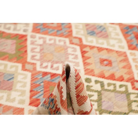 Tappeto Kilim Afghanistan marrone rosso 246x298