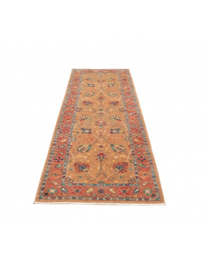 Tappeto Shahi Fine Pakistan marrone azzurro 82x267