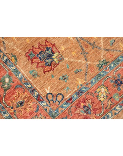 Tappeto Shahi Fine Pakistan marrone azzurro 82x267