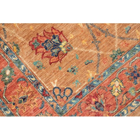 Tappeto Shahi Fine Pakistan marrone azzurro 82x267