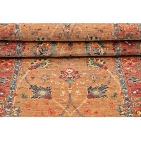 Tappeto Shahi Fine Pakistan marrone azzurro 82x267