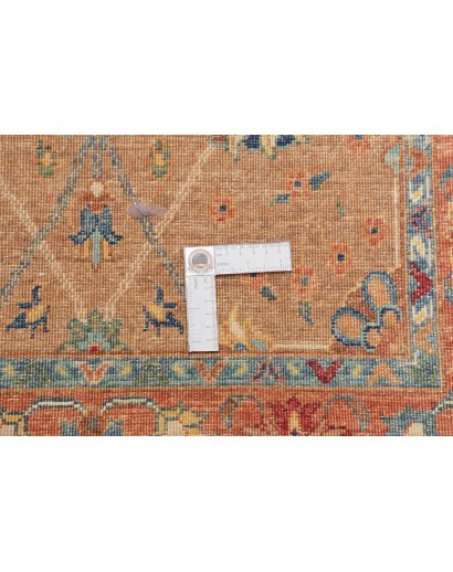 Tappeto Shahi Fine Pakistan marrone azzurro 82x267