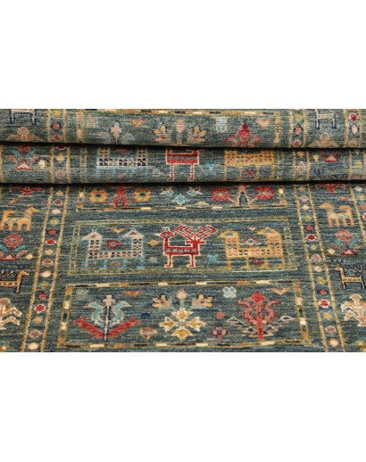 Tappeto Rubin Pakistan bianco azzurro 72x216