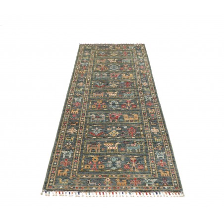 Tappeto Rubin Pakistan bianco azzurro 76x237