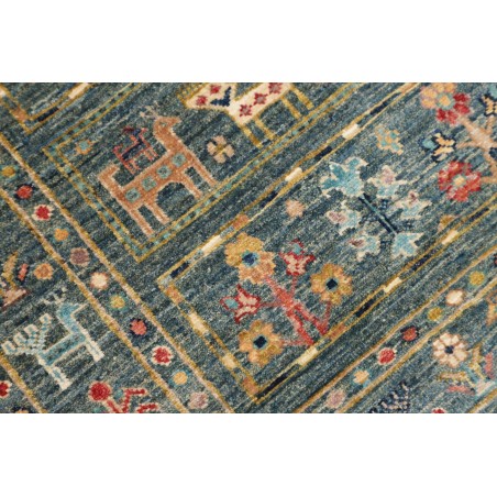 Tappeto Rubin Pakistan bianco azzurro 76x237