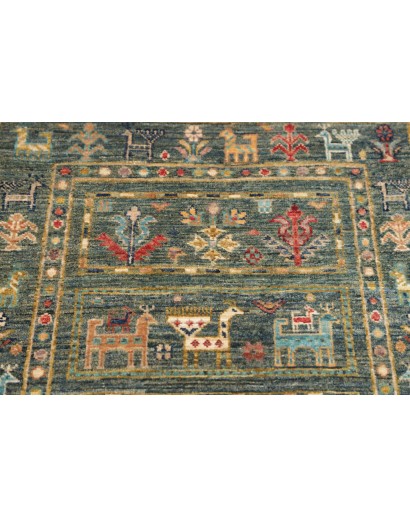 Tappeto Rubin Pakistan bianco azzurro 76x237