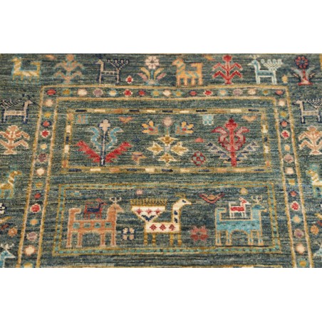 Tappeto Rubin Pakistan bianco azzurro 76x237