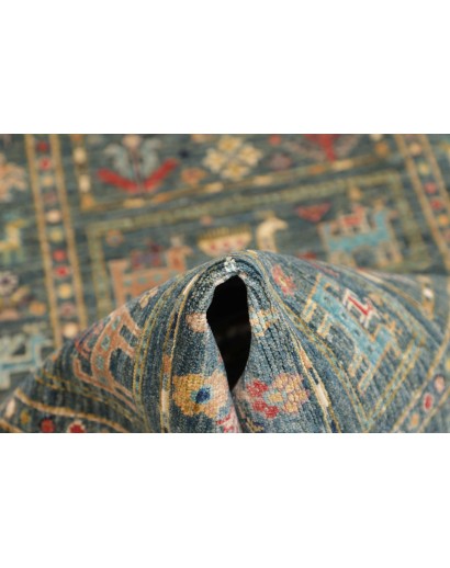 Tappeto Rubin Pakistan bianco azzurro 76x237