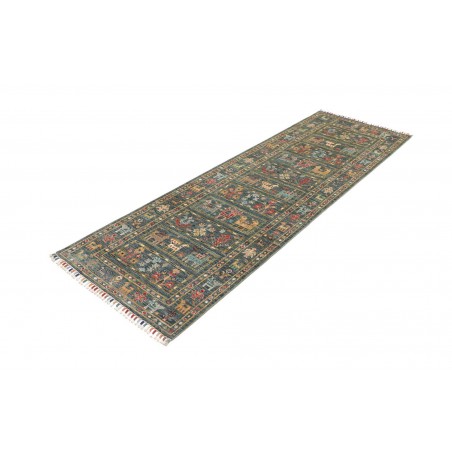 Tappeto Rubin Pakistan bianco azzurro 77x238