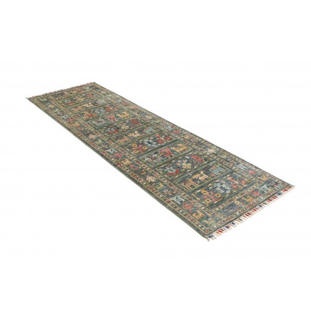 Tappeto Rubin Pakistan bianco azzurro 77x238