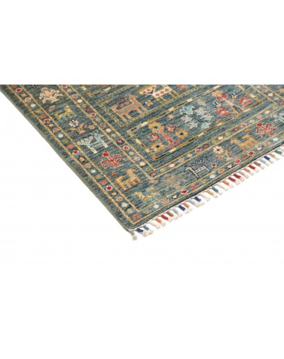 Tappeto Rubin Pakistan bianco azzurro 77x238