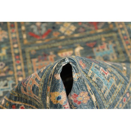 Tappeto Rubin Pakistan bianco azzurro 77x238