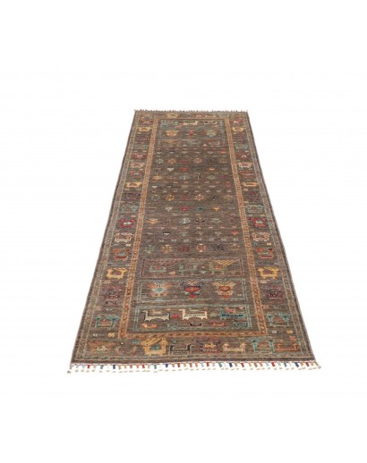 Tappeto Rubin Pakistan bianco azzurro 75x245