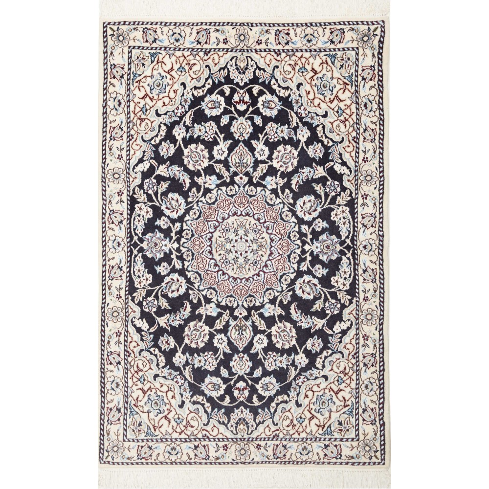Tappeto Nain 9La Persia grigio 80x127 Tappeto Nain 9La Persia grigio 80x127