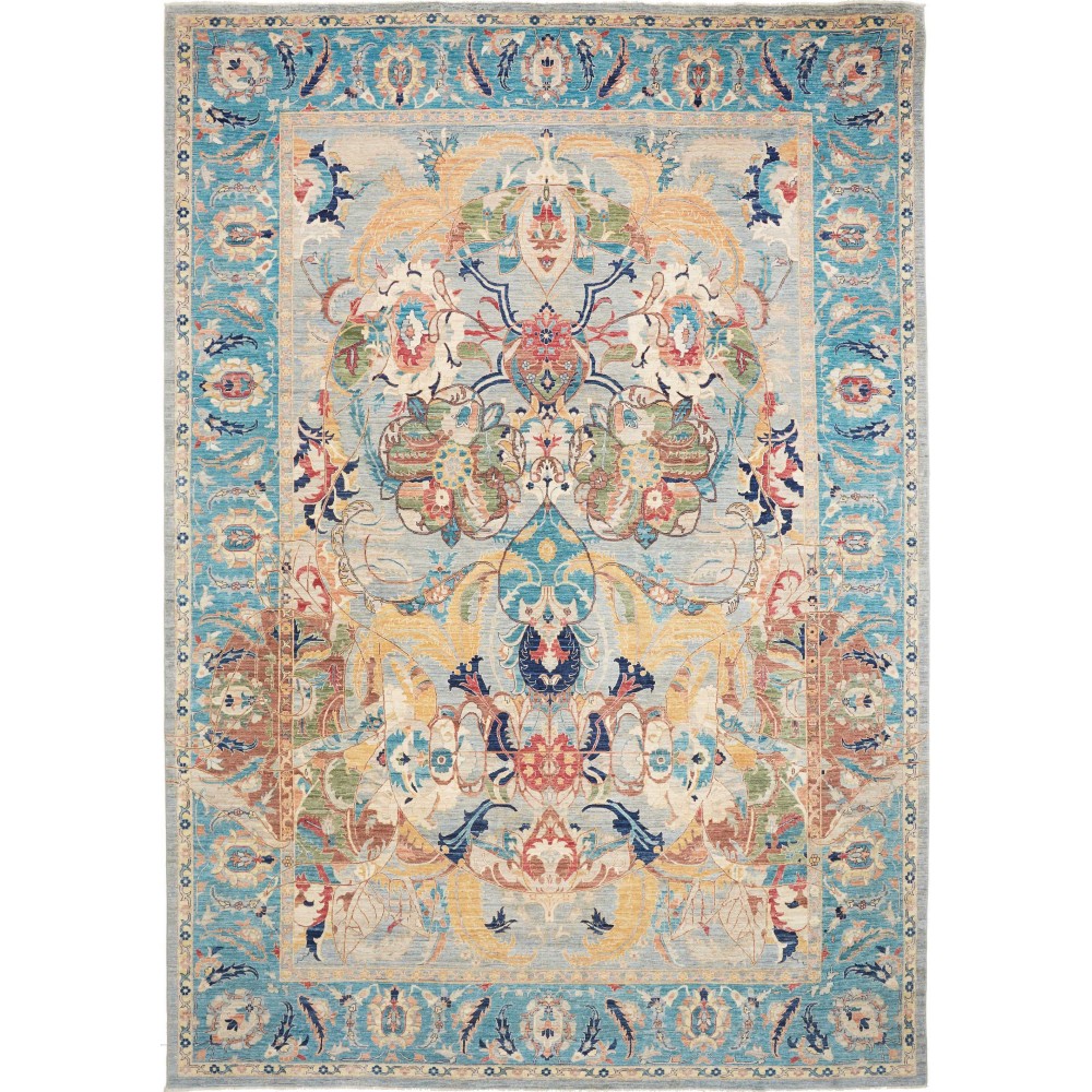 Tappeto Shahi Fine Pakistan beige azzurro 300x425