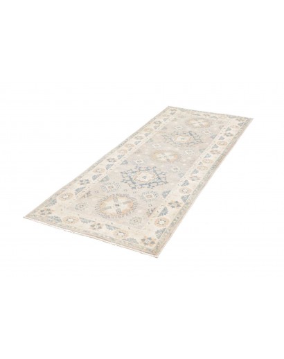 Tappeto Kazak Afghanistan bianco grigio 79x191