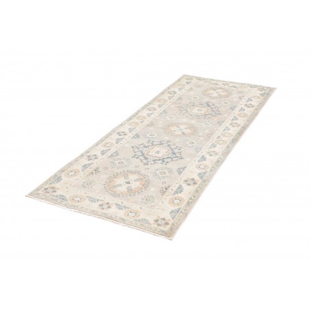 Tappeto Kazak Afghanistan bianco grigio 79x191