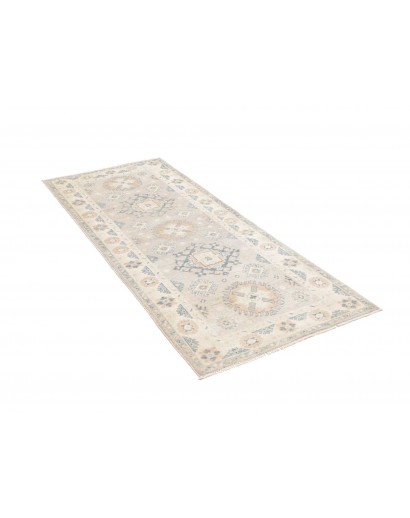 Tappeto Kazak Afghanistan bianco grigio 79x191