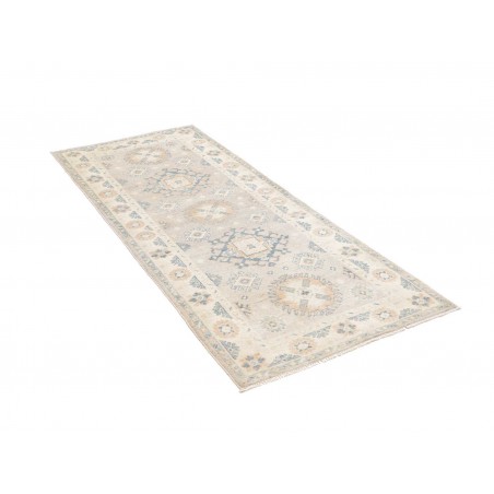 Tappeto Kazak Afghanistan bianco grigio 79x191