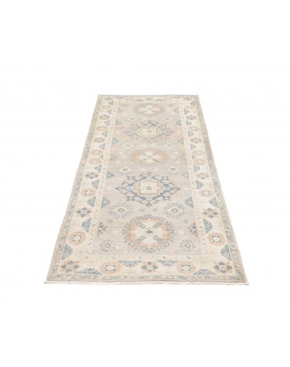 Tappeto Kazak Afghanistan bianco grigio 79x191