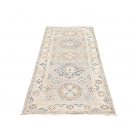 Tappeto Kazak Afghanistan bianco grigio 79x191