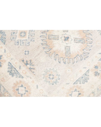 Tappeto Kazak Afghanistan bianco grigio 79x191