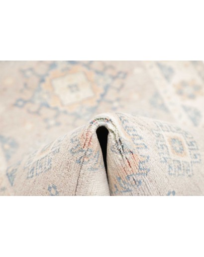Tappeto Kazak Afghanistan bianco grigio 79x191