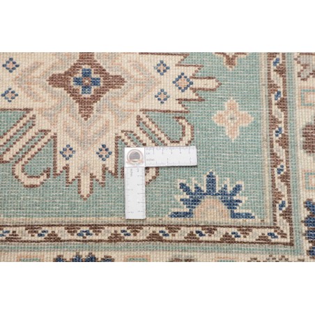 Tappeto Kazak Afghanistan beige azzurro 79x201