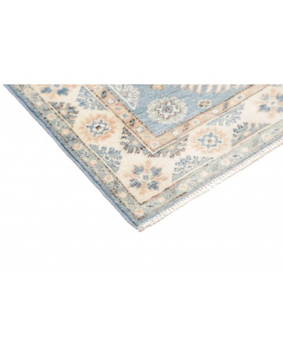 Tappeto Kazak Afghanistan beige azzurro 84x185