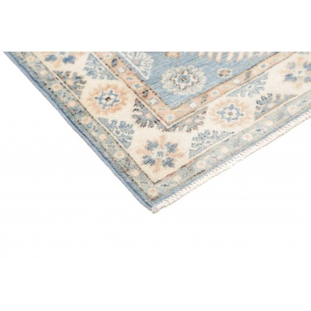 Tappeto Kazak Afghanistan beige azzurro 84x185