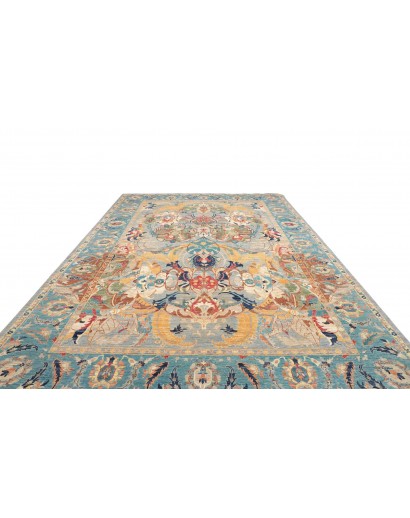 Tappeto Shahi Fine Pakistan beige azzurro 300x425