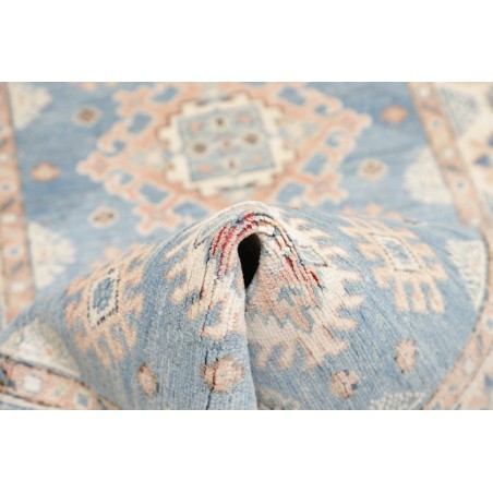 Tappeto Kazak Afghanistan beige azzurro 84x185
