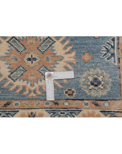Tappeto Kazak Afghanistan beige azzurro 84x185