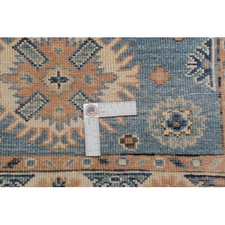 Tappeto Kazak Afghanistan beige azzurro 84x185
