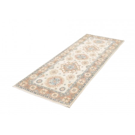 Tappeto Kazak Afghanistan bianco 82x196