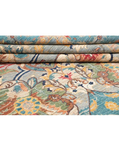 Tappeto Shahi Fine Pakistan beige azzurro 300x425