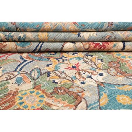 Tappeto Shahi Fine Pakistan beige azzurro 300x425