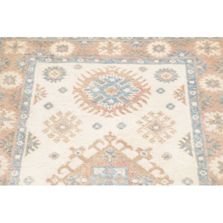 Tappeto Kazak Afghanistan bianco 82x196